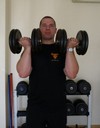 Biceps Halteres Simetrico Pé