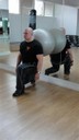 Perna, Gluteus - Lunge com Bola 2
