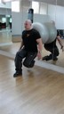 Perna, Gluteus - Lunge Perna no Ar com Bola 2