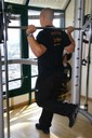 Perna, Gluteus - Lunge 1 Perna Suspensa Multipower 1