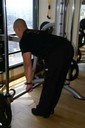 Perna, Gluteus, Lombares - Peso Morto Perna Recta Multipower 