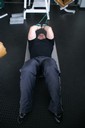 Triceps - Press à Testa Deitado com Elastico 1